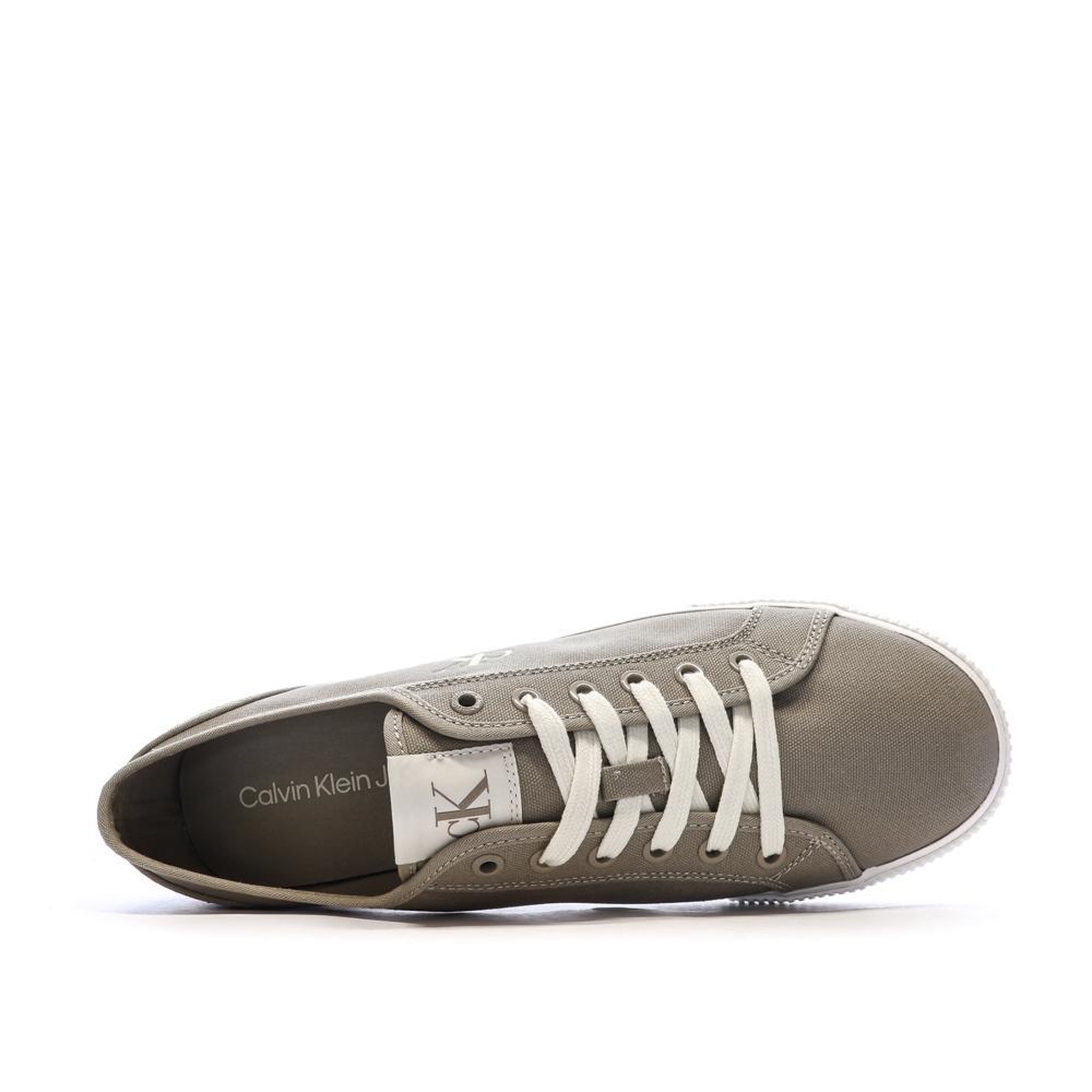 Voir la diapositive 4 : CALVIN KLEIN JEANS Baskets Beiges Homme Calvin Klein Jeans Ess Vulc Low