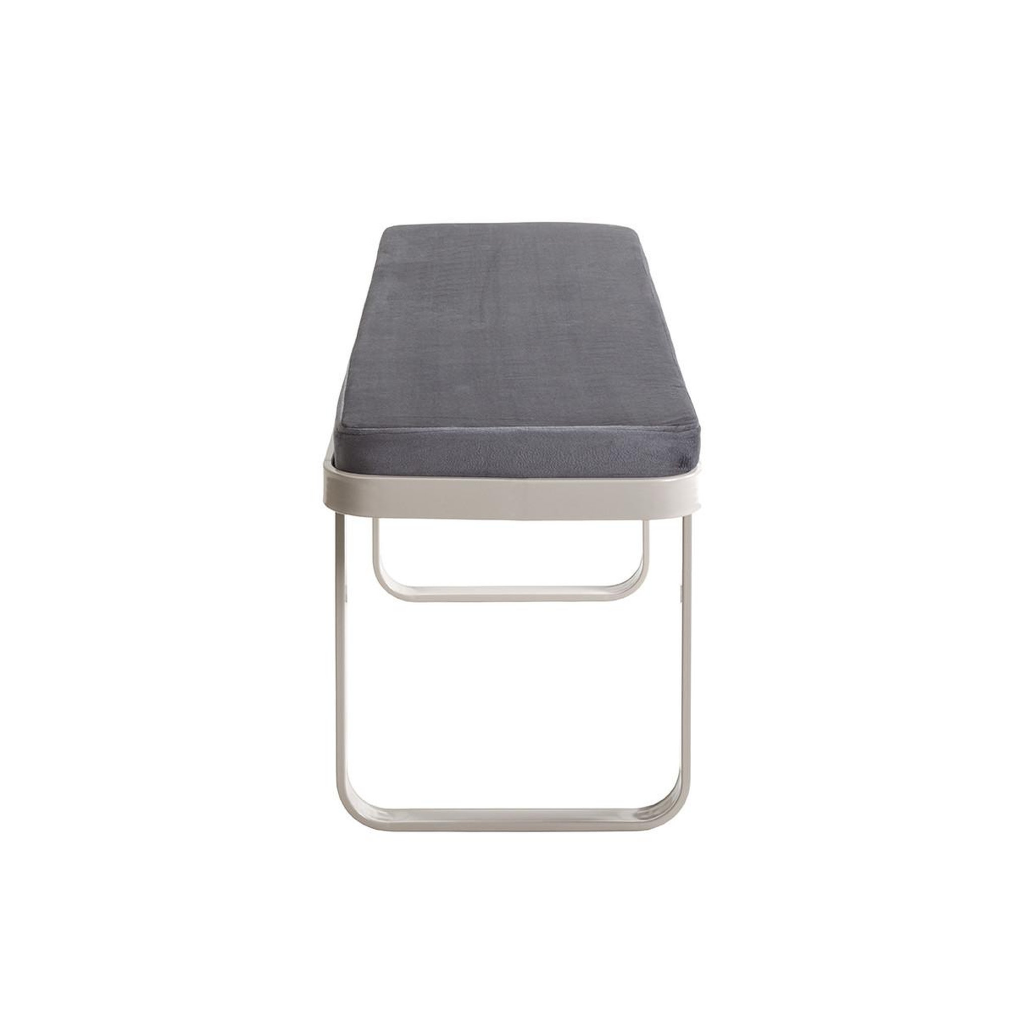 Voir la diapositive 3 : Paris Prix Banc design 2 places  dario  115cm anthracite