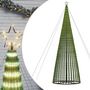 Voir la diapositive 2 : VIDAXL Sapin de Noël à LED 1544 LED blanc chaud 500 cm