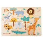 SMALL FOOT Small Foot - Wooden Puzzle Safari 11701