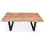 Voir la diapositive 6 : Paris Prix Table de Repas  Azimato  200cm Naturel & Noir