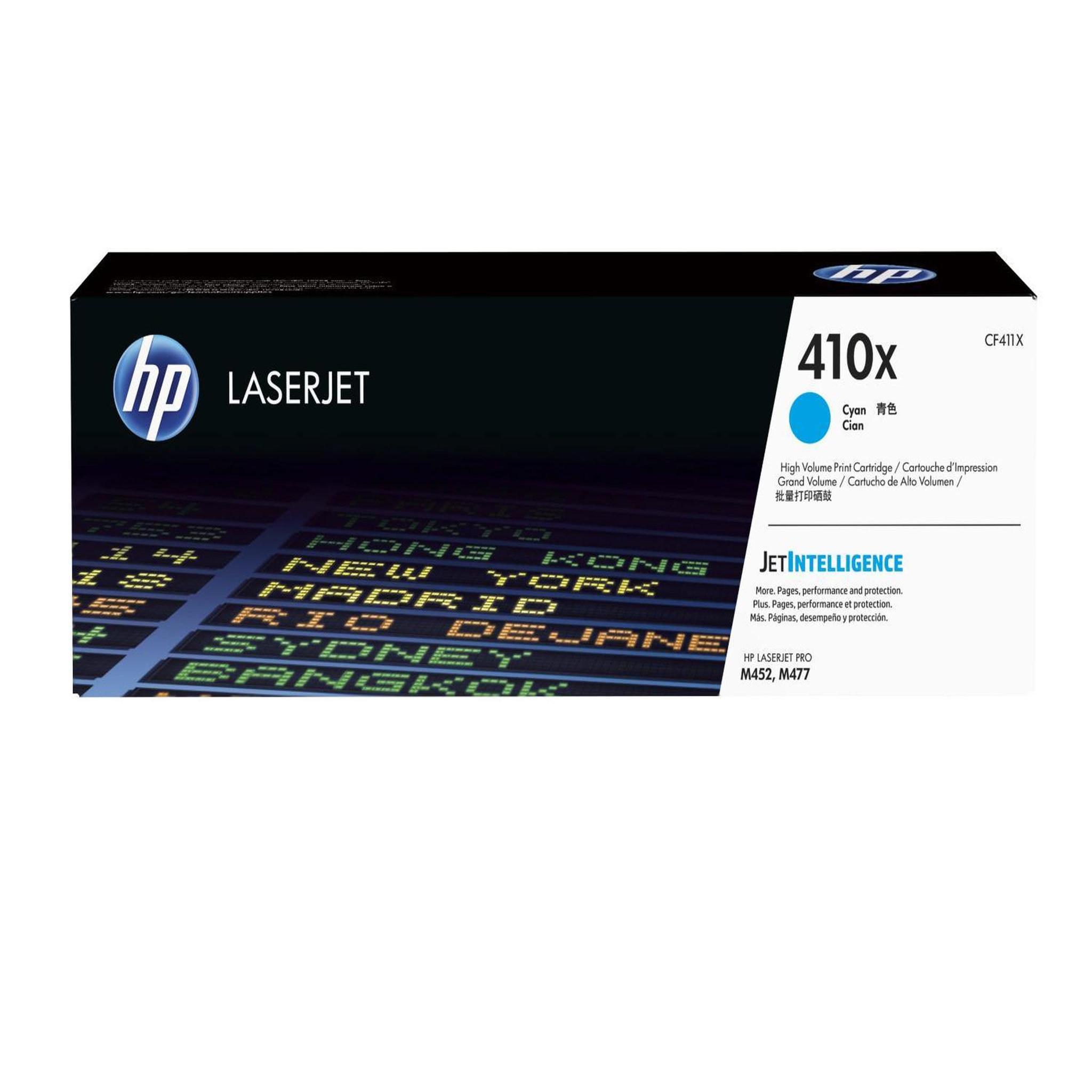 Voir la diapositive 2 : HP Hp 410x toner laserjet cyan grande capacité authentique