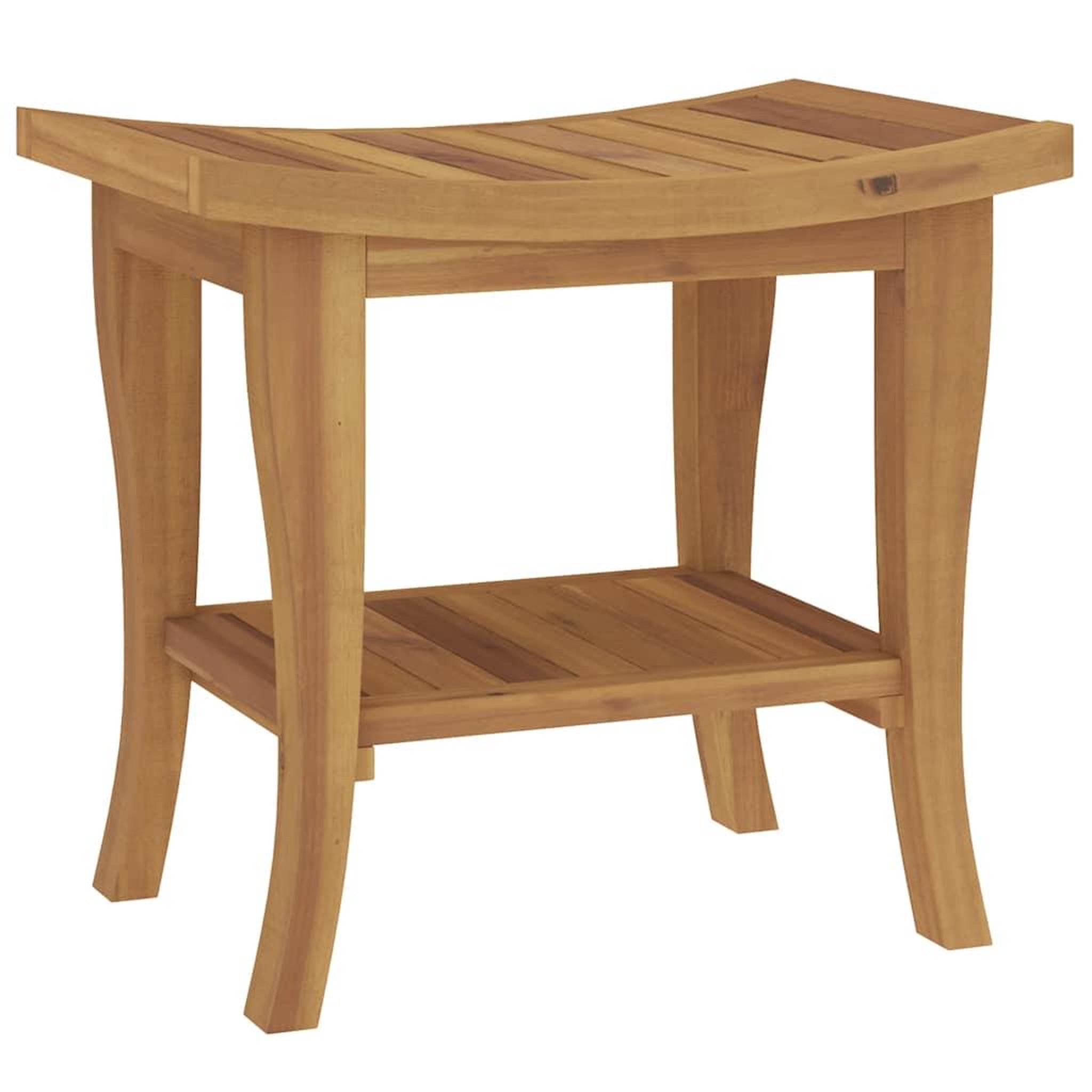 VIDAXL Table d'appoint de salle de bain 50x35x45cm bois de teck solide