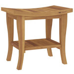 VIDAXL Table d'appoint de salle de bain 50x35x45cm bois de teck solide