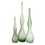 Voir la diapositive 1 : Paris Prix Lot de 3 Vases en Verre  Yoko  64cm Vert Menthe