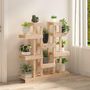 Voir la diapositive 3 : VIDAXL Support a plantes 104,5x25x109,5 cm Bois massif de pin