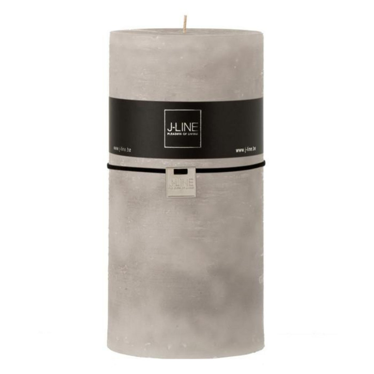 Paris Prix Bougie Cylindrique Déco  Junina  20cm Gris Clair