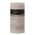 Paris Prix Bougie Cylindrique Déco  Junina  20cm Gris Clair
