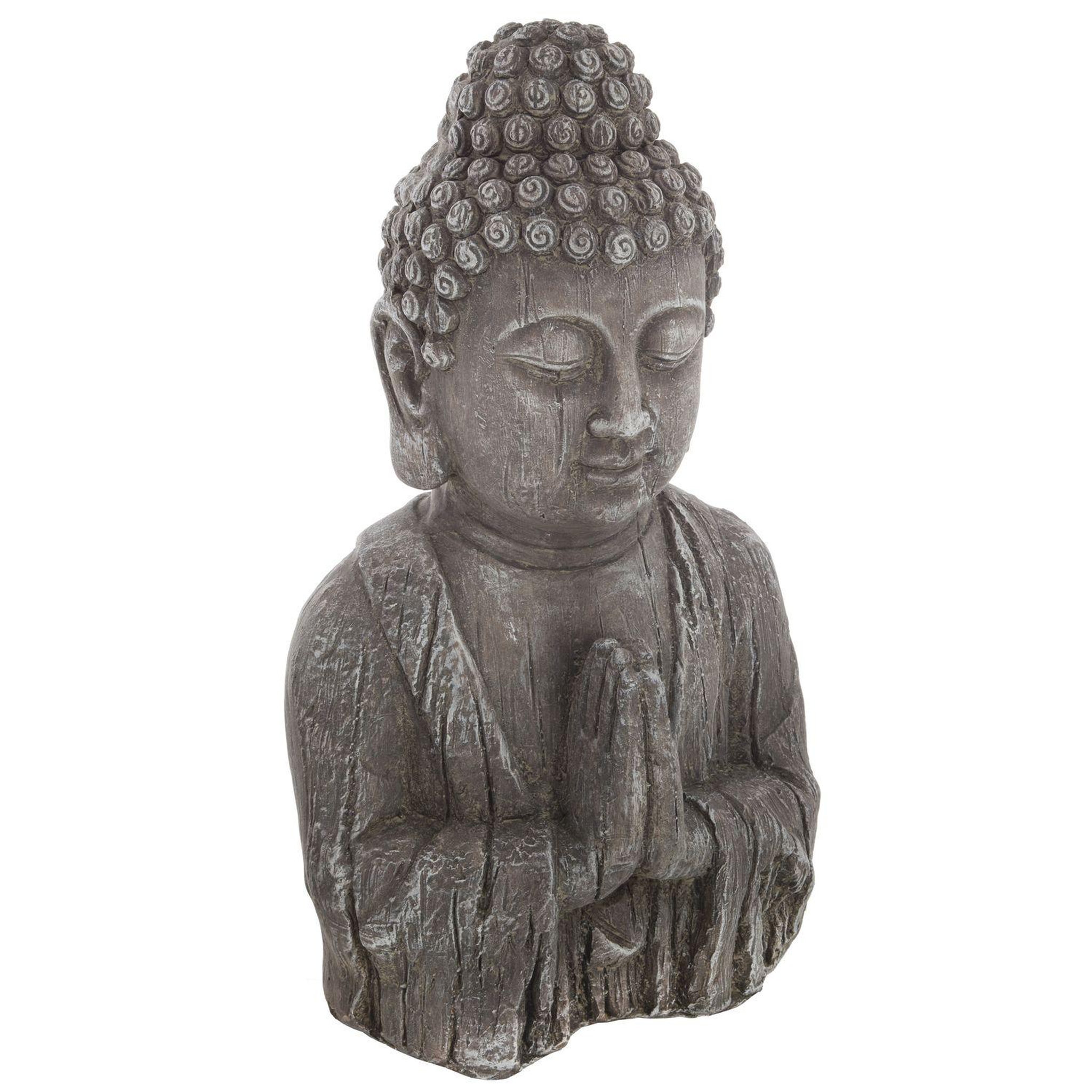 ATMOSPHERA Statuette de bouddha - h. 49 cm - effet bois