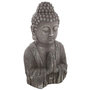 Voir la diapositive 1 : ATMOSPHERA Statuette de Bouddha - H. 49 cm - Effet bois