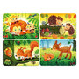 Voir la diapositive 2 : RAVENSBURGER Ravensburger - Jigsaw puzzle Small Animal Families, 4in1 120008545