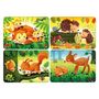 Voir la diapositive 2 : RAVENSBURGER Ravensburger - Jigsaw puzzle Small Animal Families, 4in1 120008545