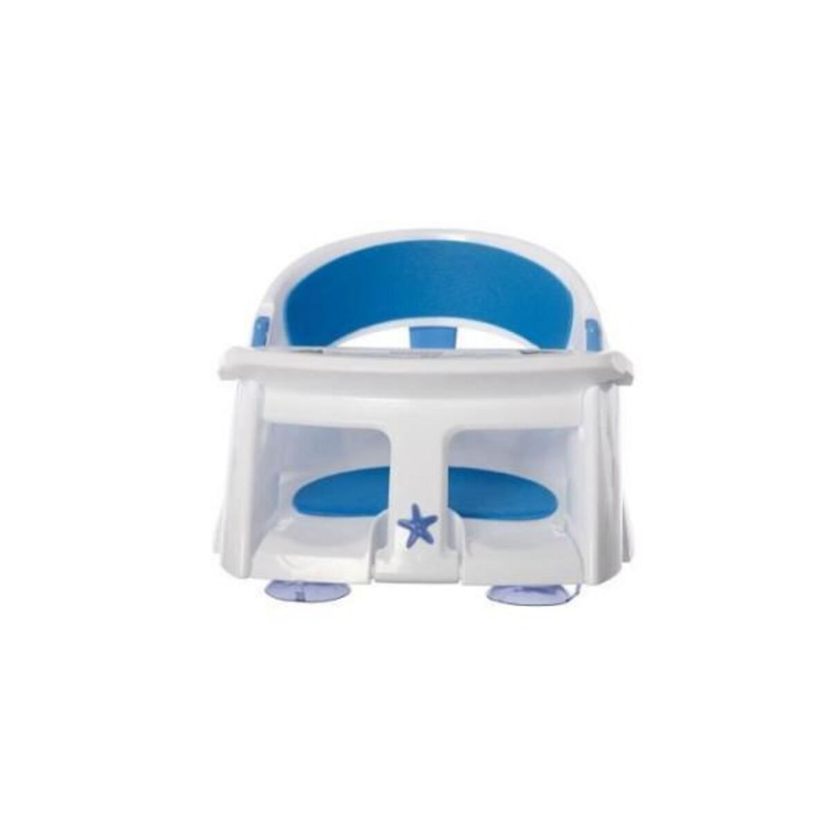 MARKET24 Transat - Anneau Siege de bain - DREAMBABY - Super confortable - Indicateur de détection de chaleur - 6 a 24 mois jusqu'a 13 kg - Blanc