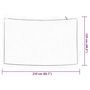 Voir la diapositive 6 : VIDAXL Filet pour remorque avec corde elastique blanc 2,1x1,25 m PP