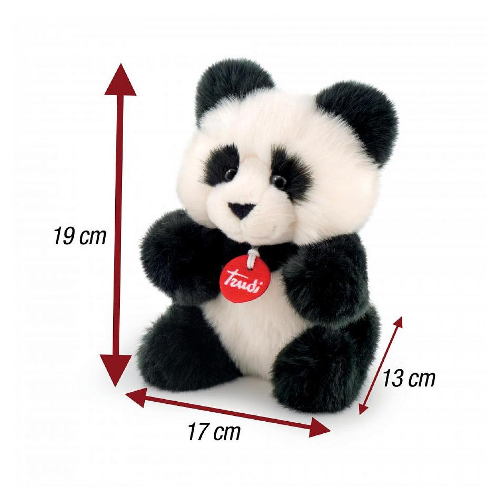 Voir la diapositive 2 : Trudi fluffies - peluche panda