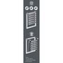 Voir la diapositive 3 : Paris Prix Store Enrouleur Jour Nuit  Daynight  60x180cm Blanc