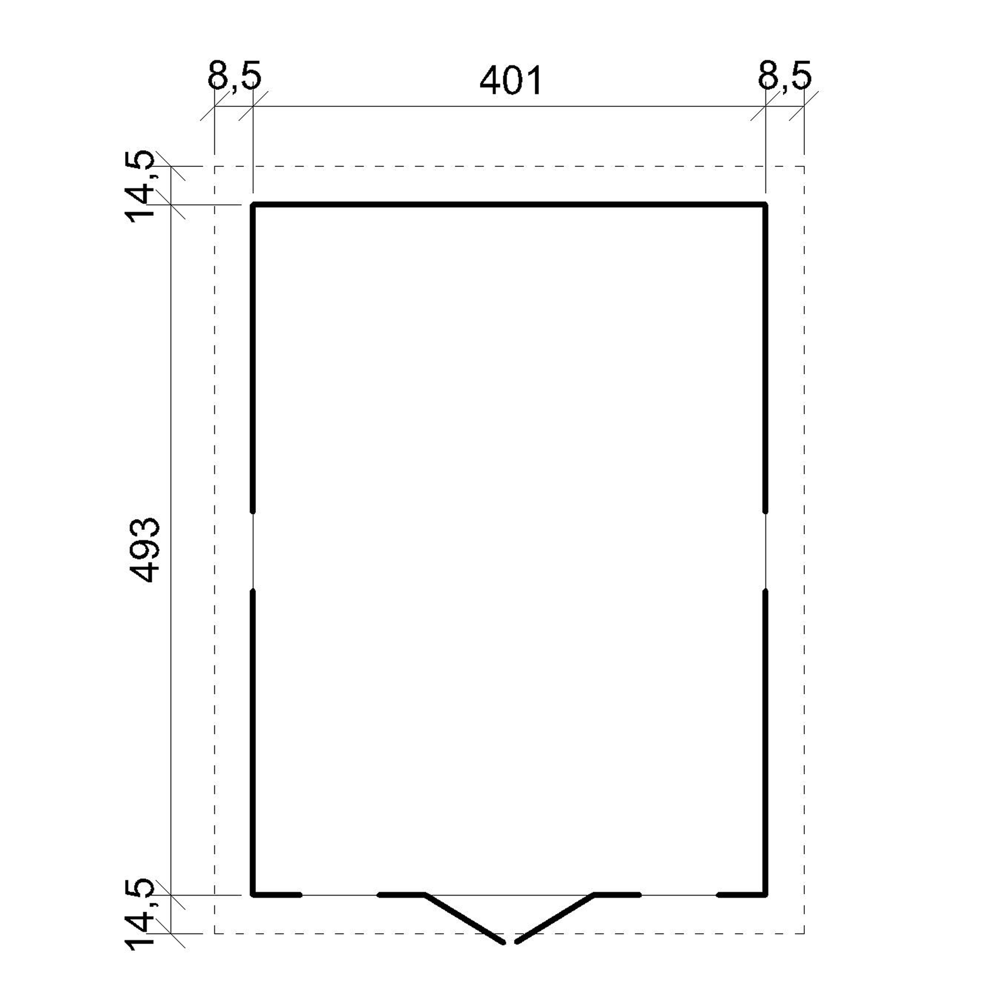 Voir la diapositive 5 : TIMBELA Abri de jardin en bois Exterieur avec plancher imprégné Construction de Panneaux M333 +M333G