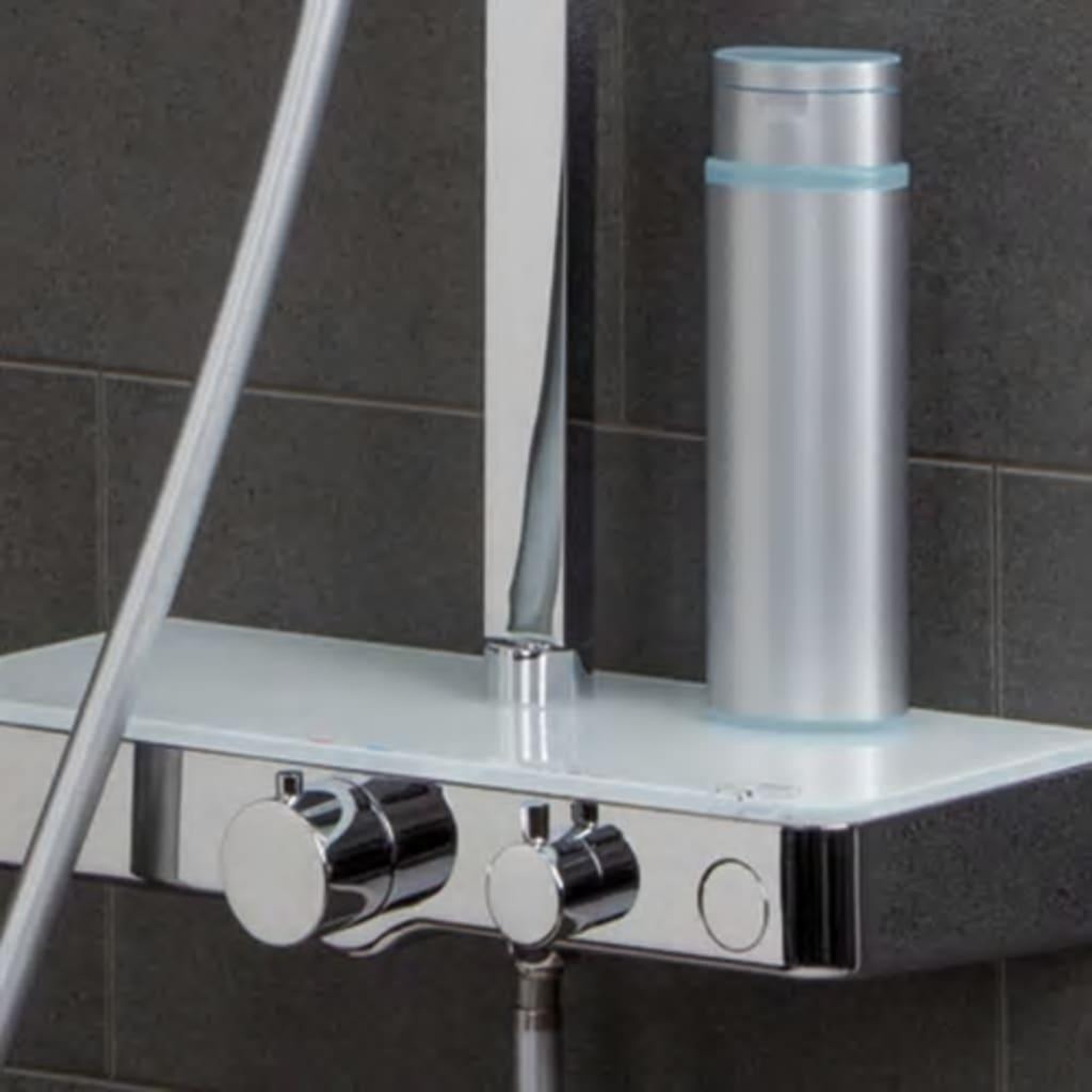Voir la diapositive 3 : SCHUTTE SCHÜTTE Systeme thermostatique de douche OCEAN