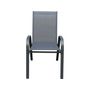 Voir la diapositive 4 : Habitat et Jardin Fauteuil jardin textilène  Cordoba  - Phoenix - Lot de 2 - Anthracite