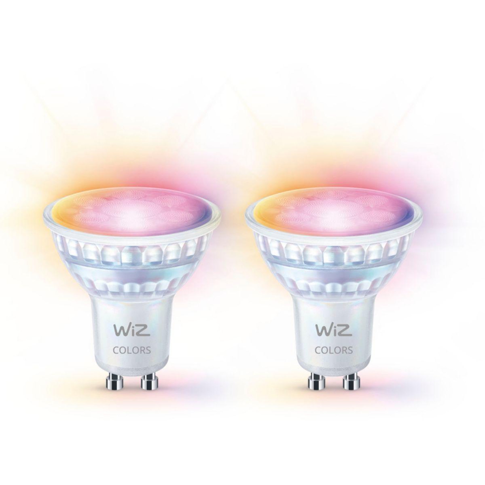 Voir la diapositive 2 : WIZ Ampoule LED connectée GU10 Couleur 50W pack de 2