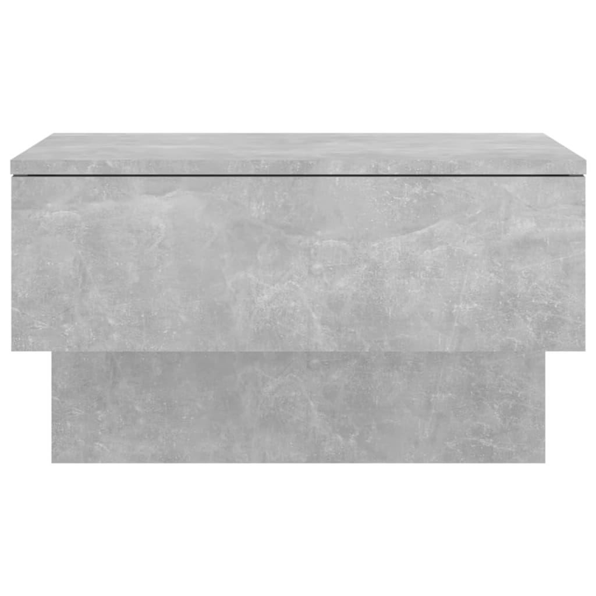 Voir la diapositive 5 : VIDAXL Table de chevet murale Gris beton