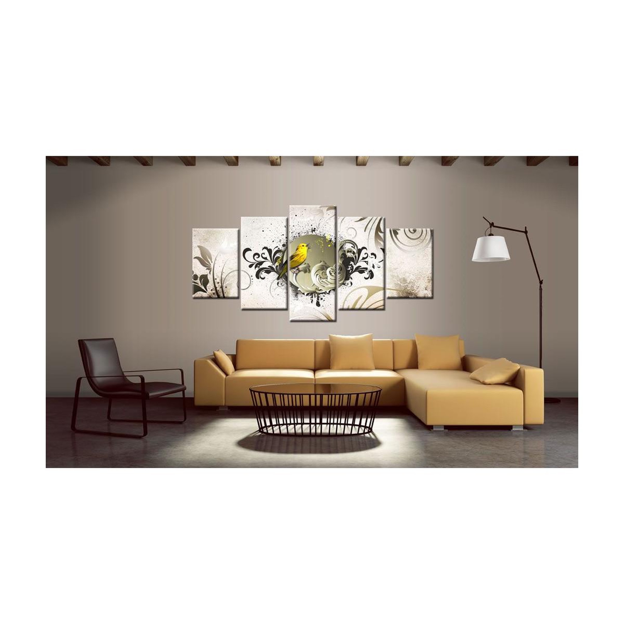 Voir la diapositive 2 : Paris Prix Tableau Imprimé  Yellow Bird