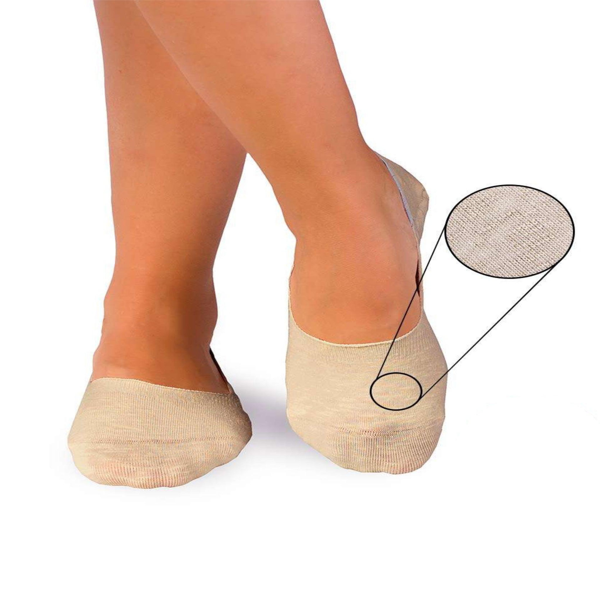 PIRIN HILL Protège-pieds en lin et coton unis beiges. Coloris disponibles : Beige