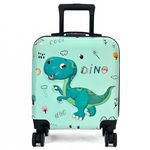 Les Sacs de K'rlot Valise cabine rigide motif 3D 46cm. Coloris disponibles : Rose, Bleu
