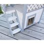 Voir la diapositive 5 : KERBL Kerbl Maison pour chats Lodge Ontario 77x50x73 cm Gris clair
