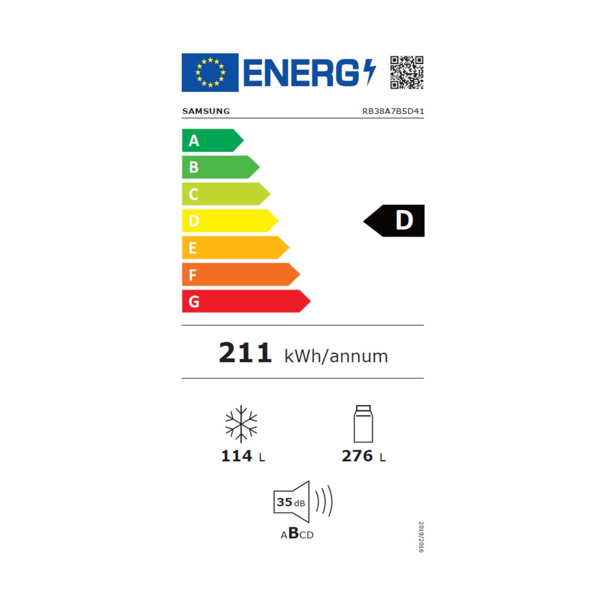 Voir la diapositive 3 : Samsung Réfrigérateur combiné RB38A7B5D41 Bespoke