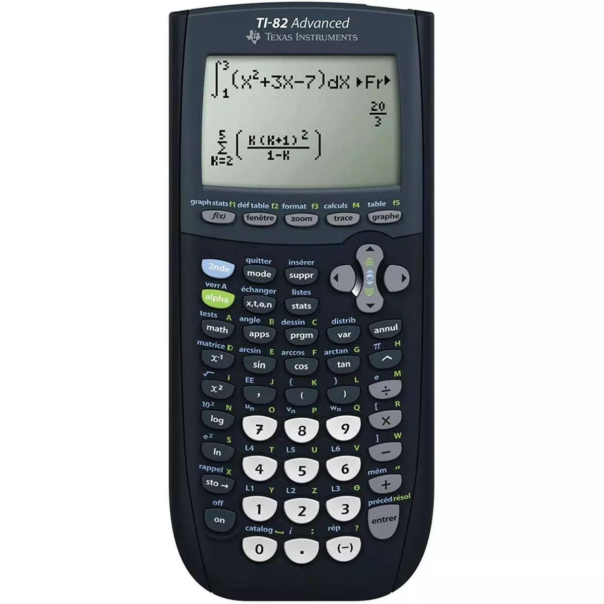 TEXAS Calculatrice graphique TI-82 Advanced