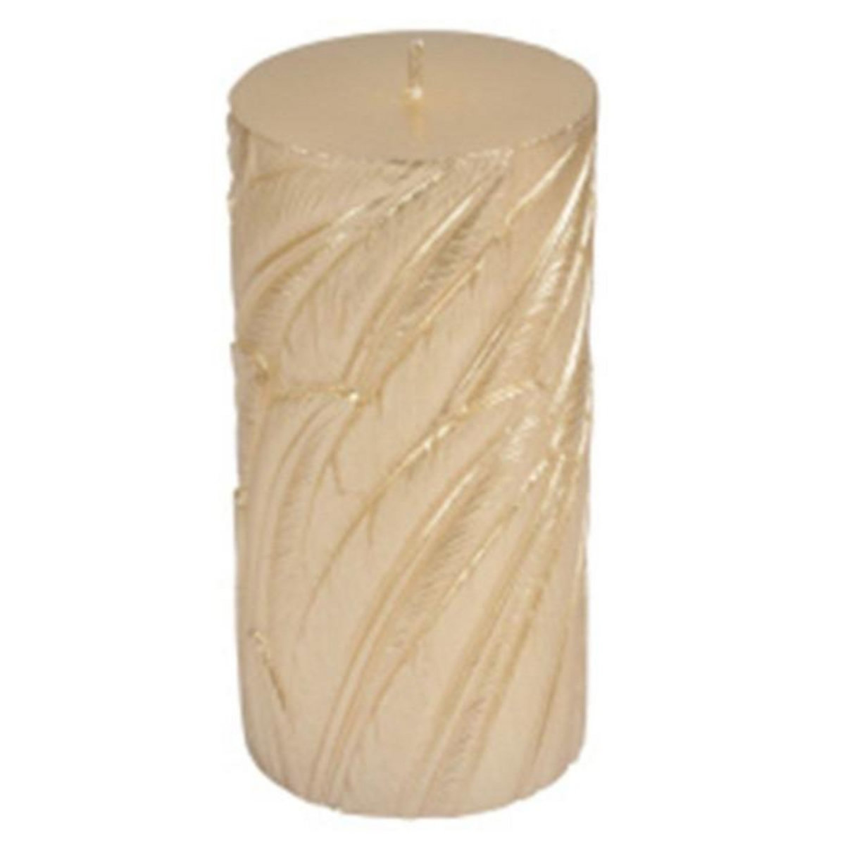 Paris Prix Bougie Pilier Déco Embossée  Efola  14cm Or Mat