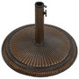 Voir la diapositive 5 : VIDAXL Socle de parasol Bronze 45x45x30 cm Fonte