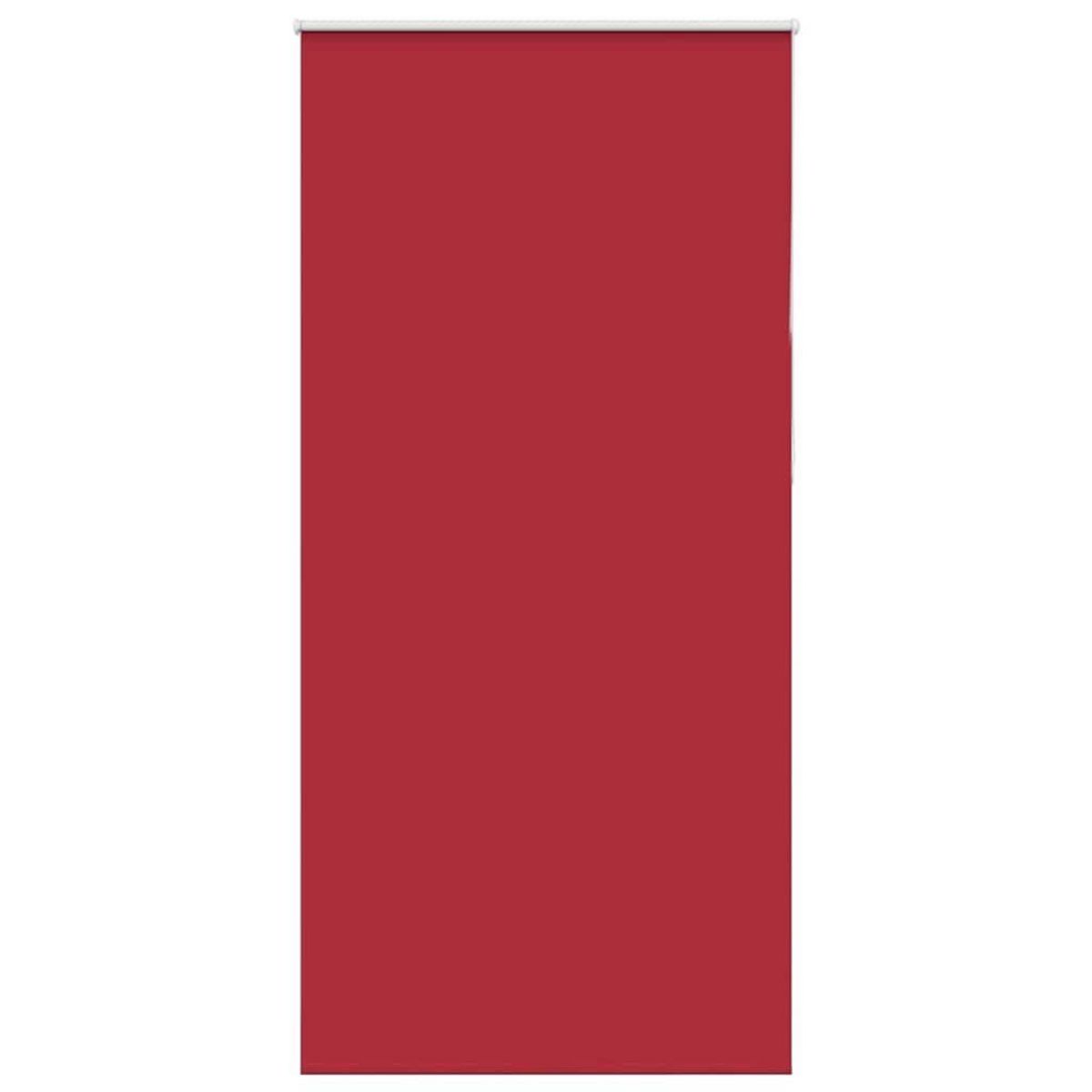 VIDAXL Store enrouleur occultant rouge largeur du tissu 105,7 cm
