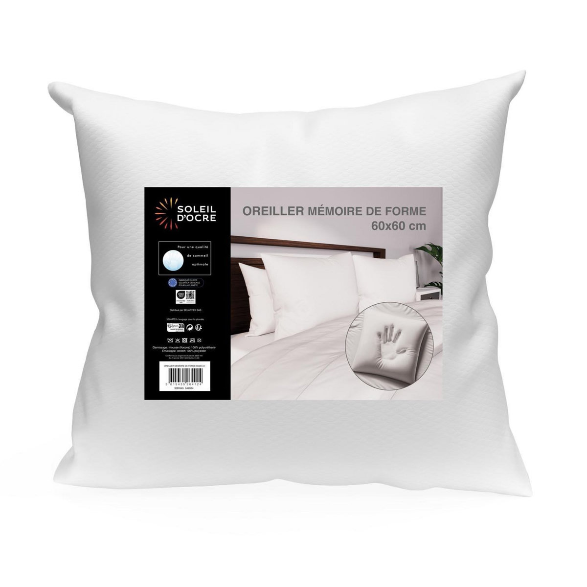 SOLEIL D'OCRE Oreiller mémoire de forme, par Soleil d'ocre