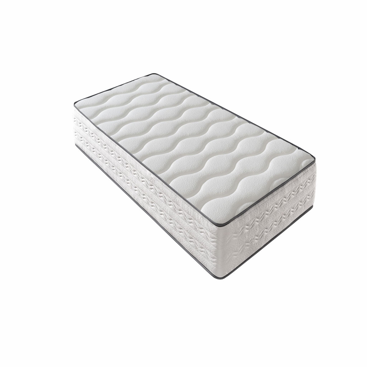 DAGOSTINO HOME Matelas 80x190 | Mousse Luxury HR Ferme, Haute Résilience pour un Soutien Parfait et un Confort Optimal | Matelas 1 Place pour Adulte et Enfant | Indépendance du Couchage | Double Face (Été-Hiver) | Très Respirant | H25