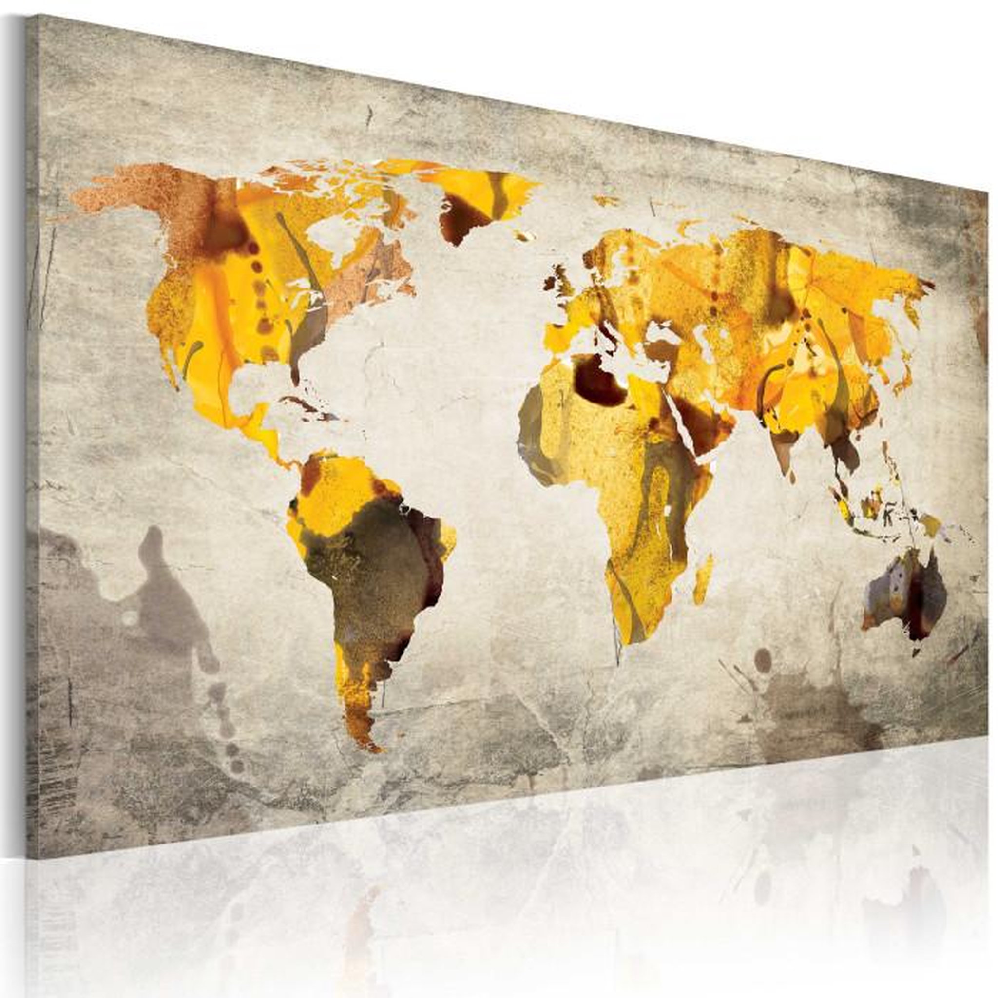 Paris Prix Tableau Imprimé  Continents Ensoleillées. Coloris disponibles : Multicolore