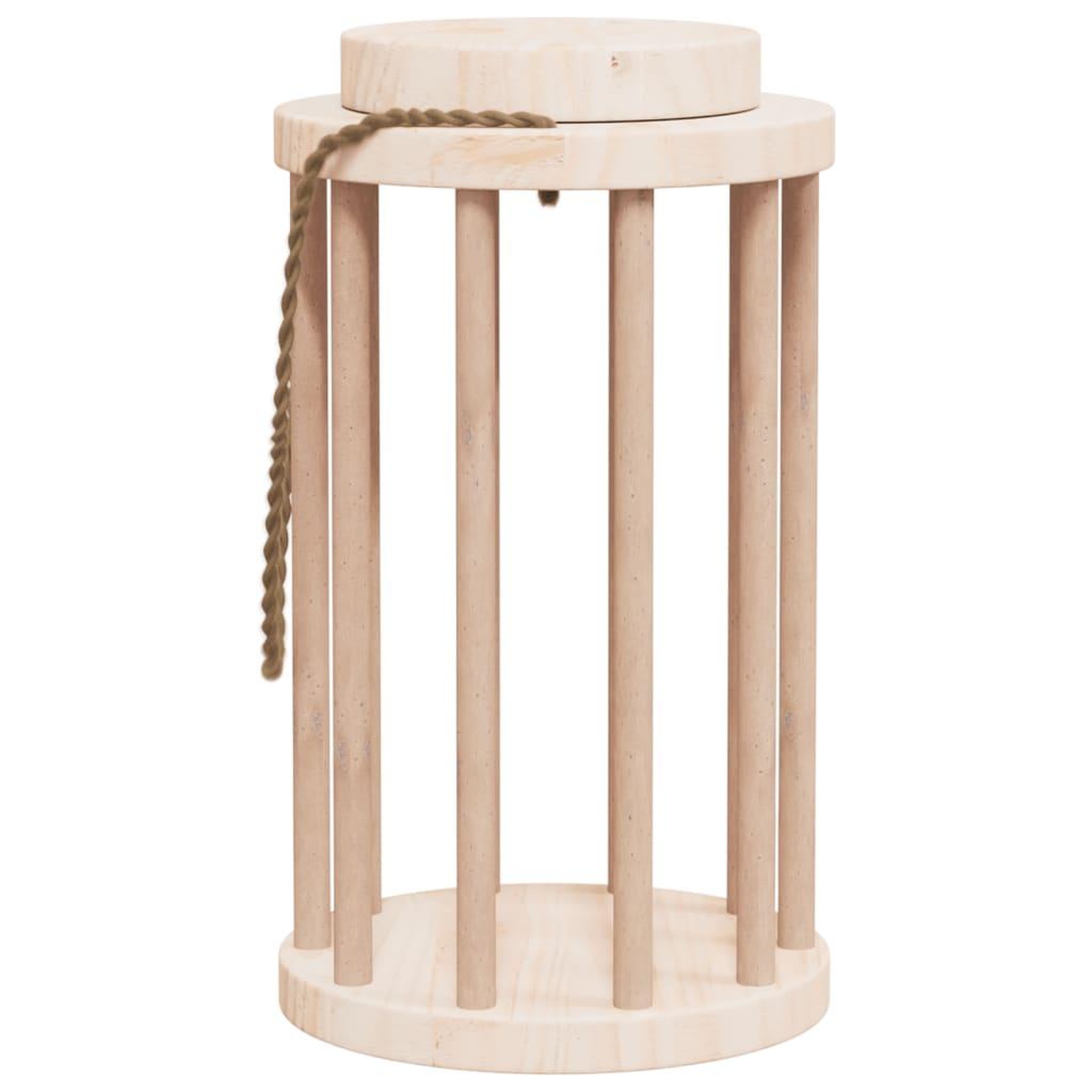 Voir la diapositive 4 : VIDAXL Mangeoire a foin pour lapins Ø15x25,5 cm bois massif de sapin
