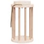 Voir la diapositive 4 : VIDAXL Mangeoire a foin pour lapins Ø15x25,5 cm bois massif de sapin