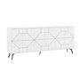 Voir la diapositive 1 : Habitat et Jardin Console en bois  Dune  - 35 x 184 x 77 cm - Blanc