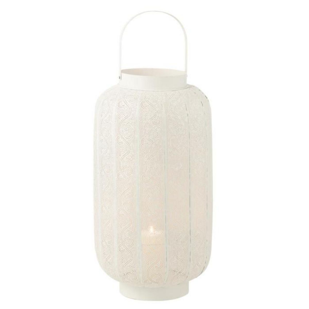 Paris Prix Lanterne Déco en Métal  Wiz  70cm Blanc