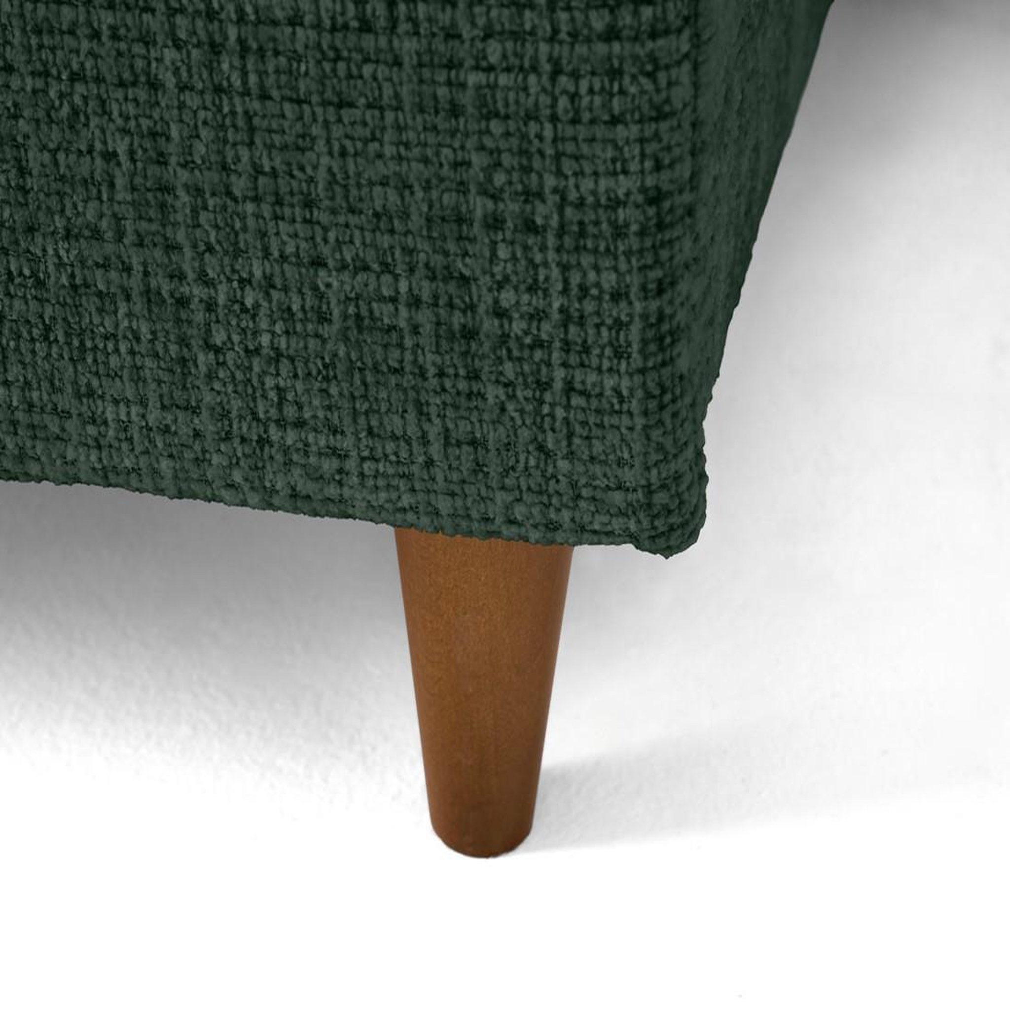 Voir la diapositive 4 : BEST MOBILIER Anna - canapé d'angle gauche 5 places convertible en velours texturé