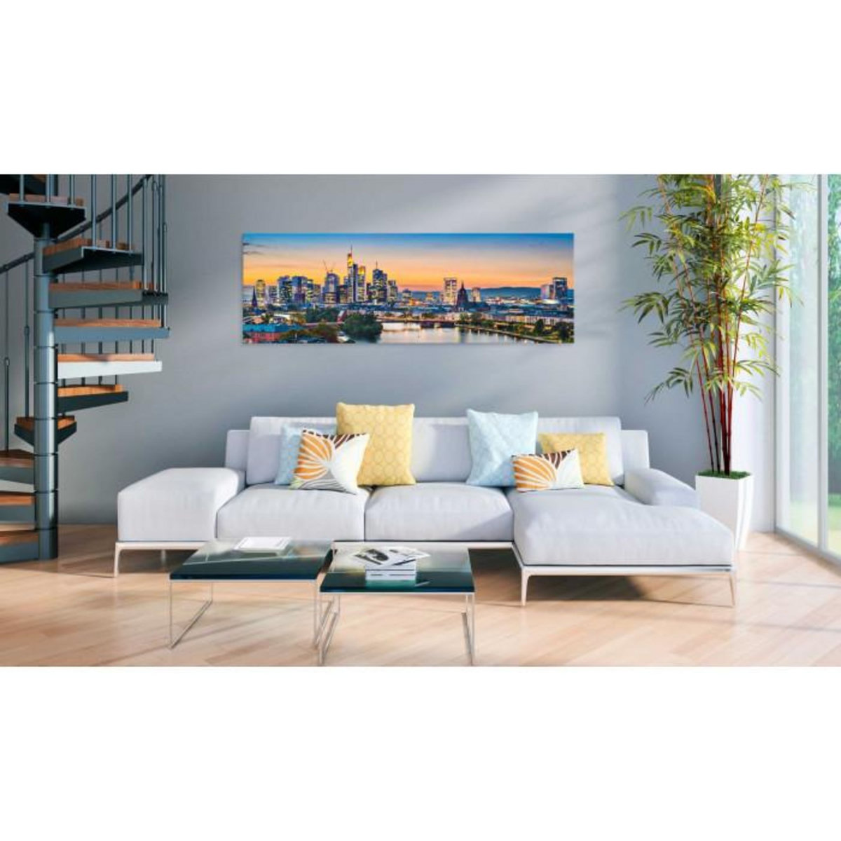 Paris Prix Tableau Imprimé  Evening in Frankfurt