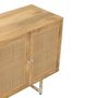Voir la diapositive 6 : Paris Prix Buffet en Bois 4 Portes  Weaving  170cm Naturel