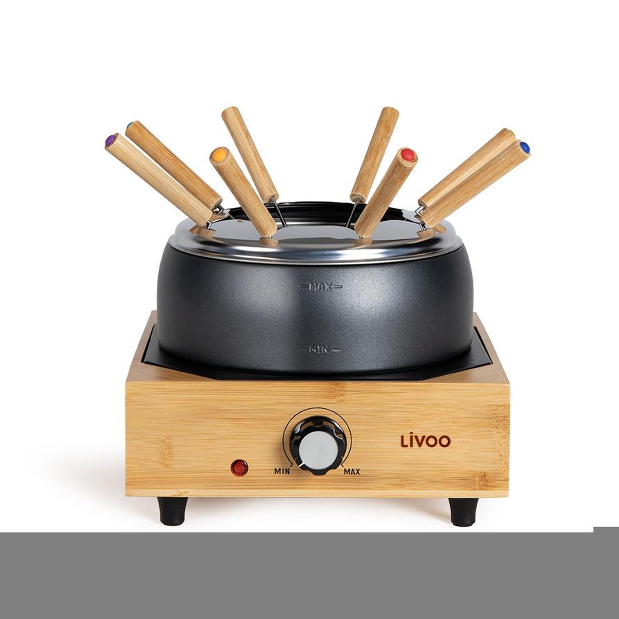 LIVOO Service à fondue 800w 8 fourchettes - doc287