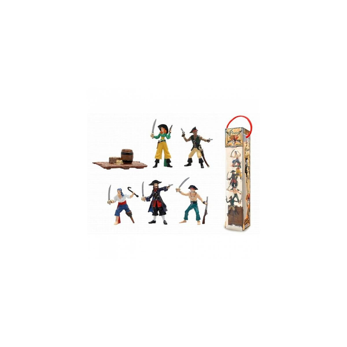 Plastoy Tubo Figurine Pirates - 6 figurines