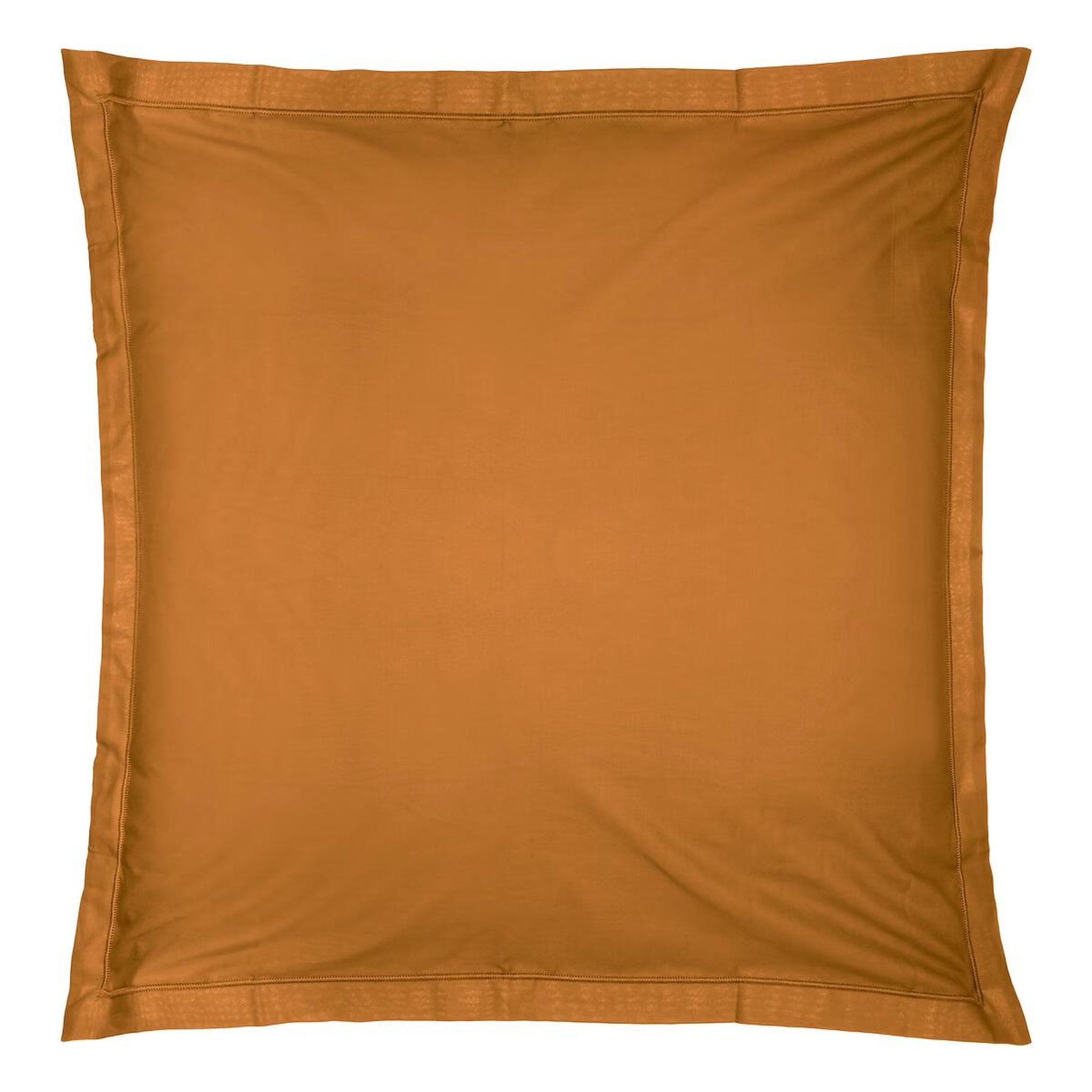 Eden Taie d'oreiller en coton contemporain uni. Coloris disponibles : Bleu, Vert, Gris