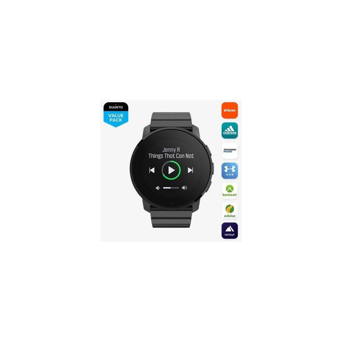 Suunto Montre sport 9 Peak Full Titanium Black
