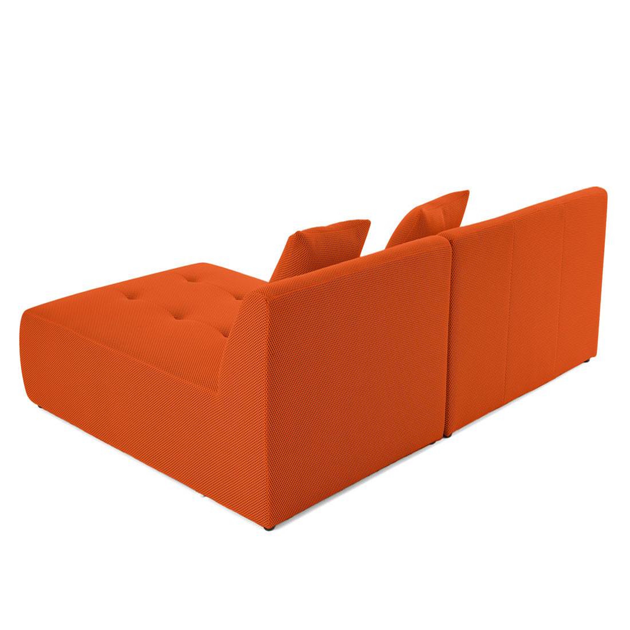 Voir la diapositive 5 : LISA DESIGN Onyx - canapé modulable d'angle réversible 4 places - en tissu mailles 3d