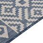 Voir la diapositive 4 : VIDAXL Tapis a tissage plat d'exterieur 80x250 cm Rayures bleues